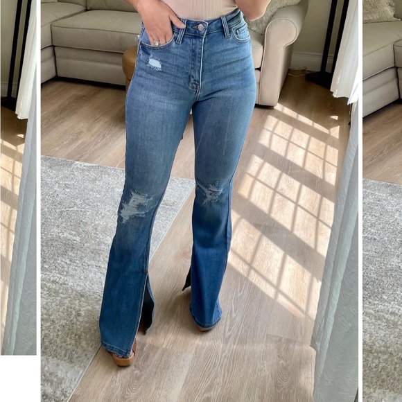 High Rise Split Flare - Picture 4 of 5